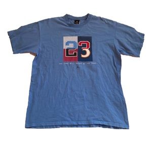 Vintage Blue Jordan Retirement T Shirt Large L